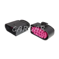 1 set 14 Pin 1J0973737 1J097383 7 1,5mm 3,5mm Wasserdichte Auto Stecker Lampe Licht Buchse Für Audi BMW VW