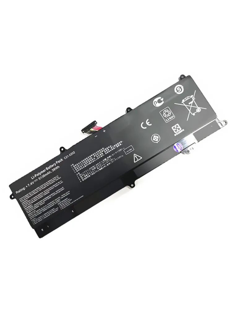 Imagem -04 - Nova Bateria do Portátil para Asus Vivobook X201 C21-x202 X201e X202 S200 S200e X202e S200e-ct209h S200e-ct182h S200e-ct1 5136mah