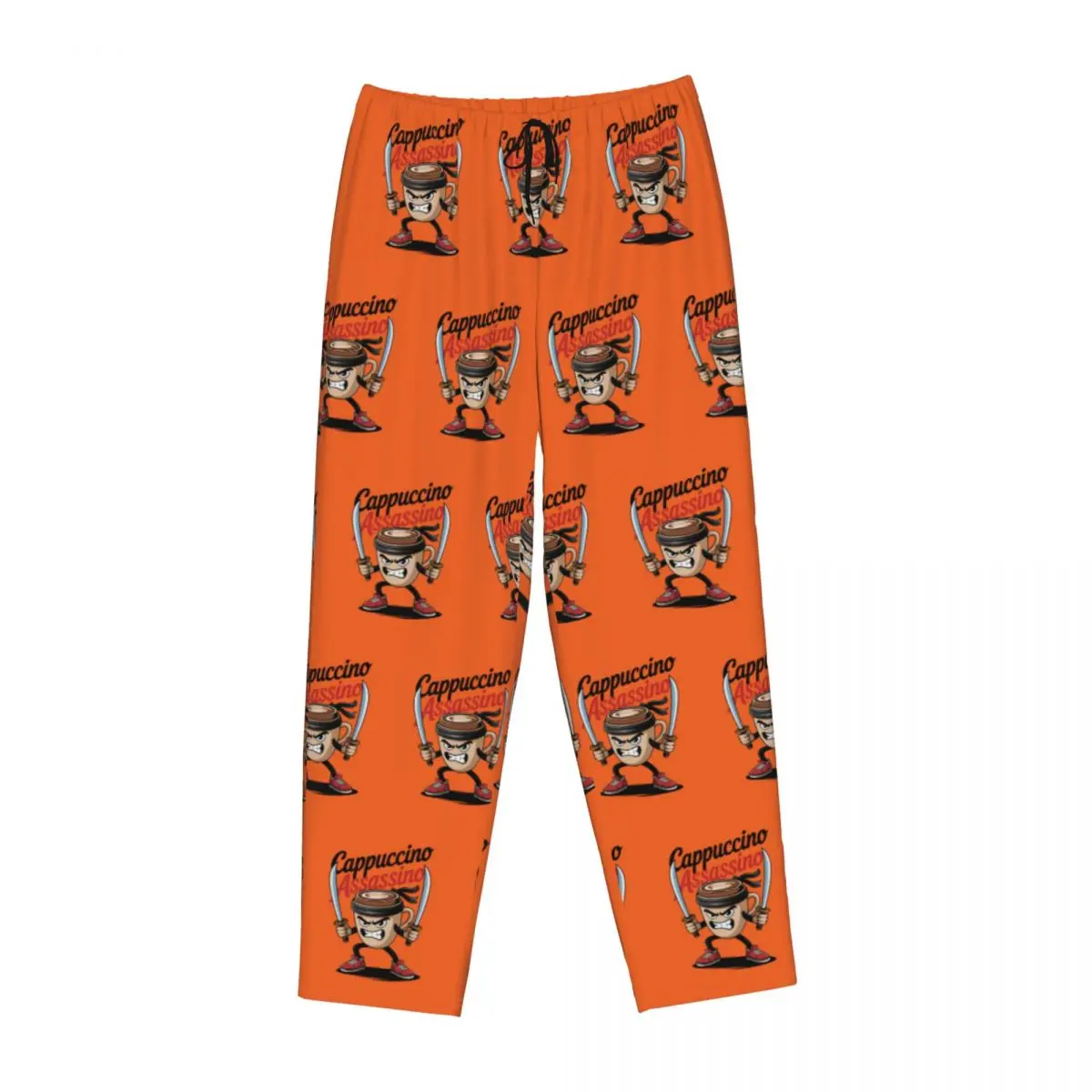 Pantalon de pyjama cerveau italien personnalisé, vêtements de nuit pour femmes, ceinture élastique, animaux de dessin animé, bas de salon de sommeil avec poches