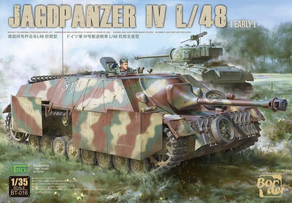 

Border BT016 1/35 German Jagdpanzer IV L/48 [Early] Model Kit