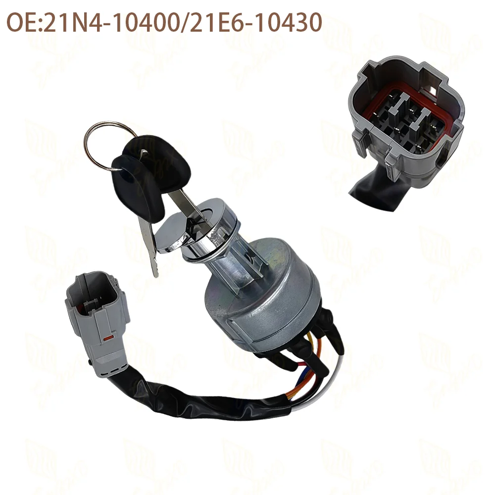 21N4-10400 21E6-10430 21E6-10430 Ignition Starter Switch Ignition Switch For Sany SY 210 R220-5 200W-7 Excavator Parts