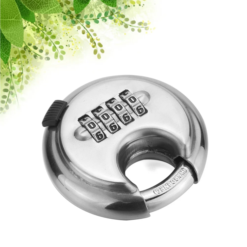 4 Combination Lock Password Padlock For Door Drawer Luggage Anti-Theft Coded Lock Stainless Steel Portable