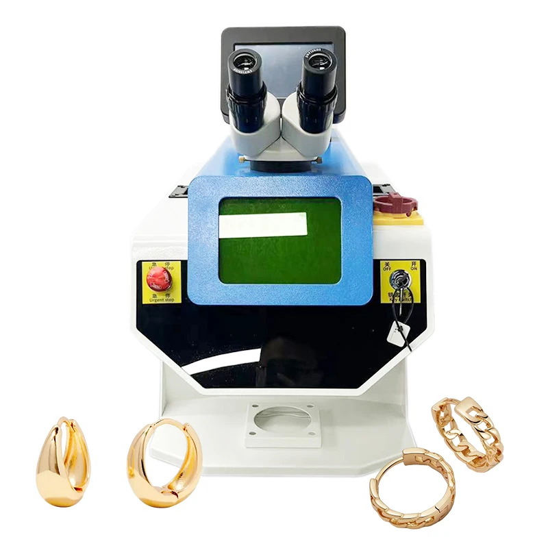 Mini 150w jewelry welding machine with CCD metal gold laser welding yag spot laser solder and welder price