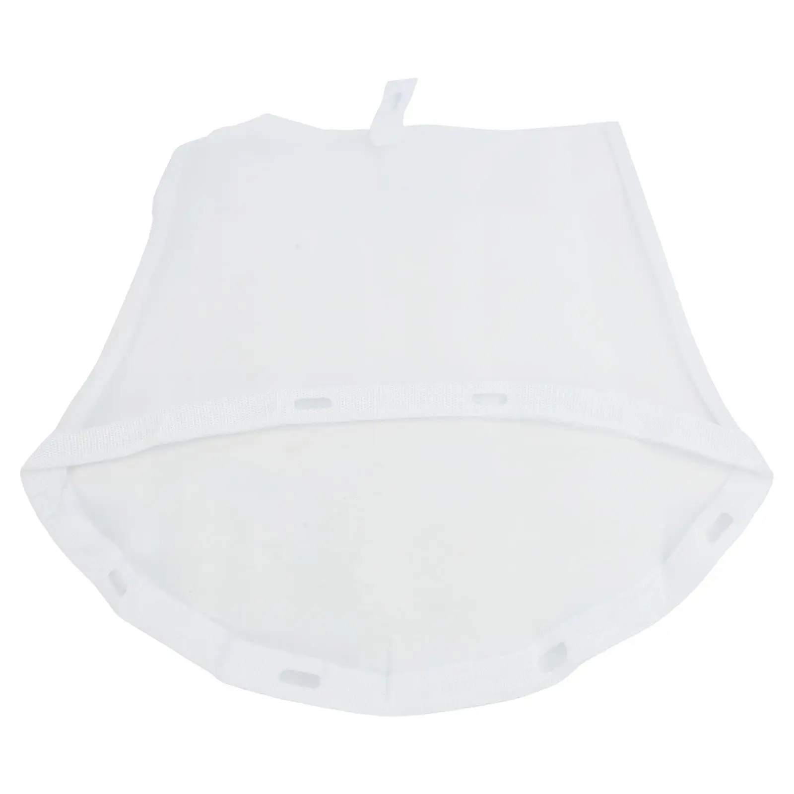 Efficiently Designed Drainage Filter Bag For Baths With Robust Nylon Material And Seven Convenient Attachment Clips