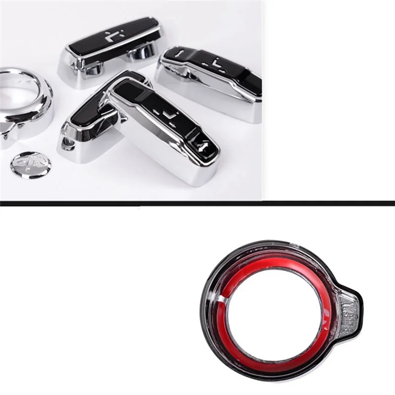 Car Seat Side Adjustment Button Cover Trim Parts for Land Rover Discovery 5 RRS Evoque Vogue Velar Discovery Sport