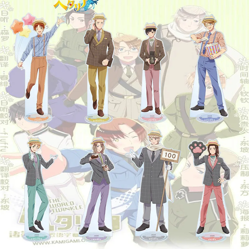 Hetalia: Axis Powers ANIME Youthful Vitality Sunshine Acrylic Figure Stand Figure Desktop Ornament Collecting Keychain