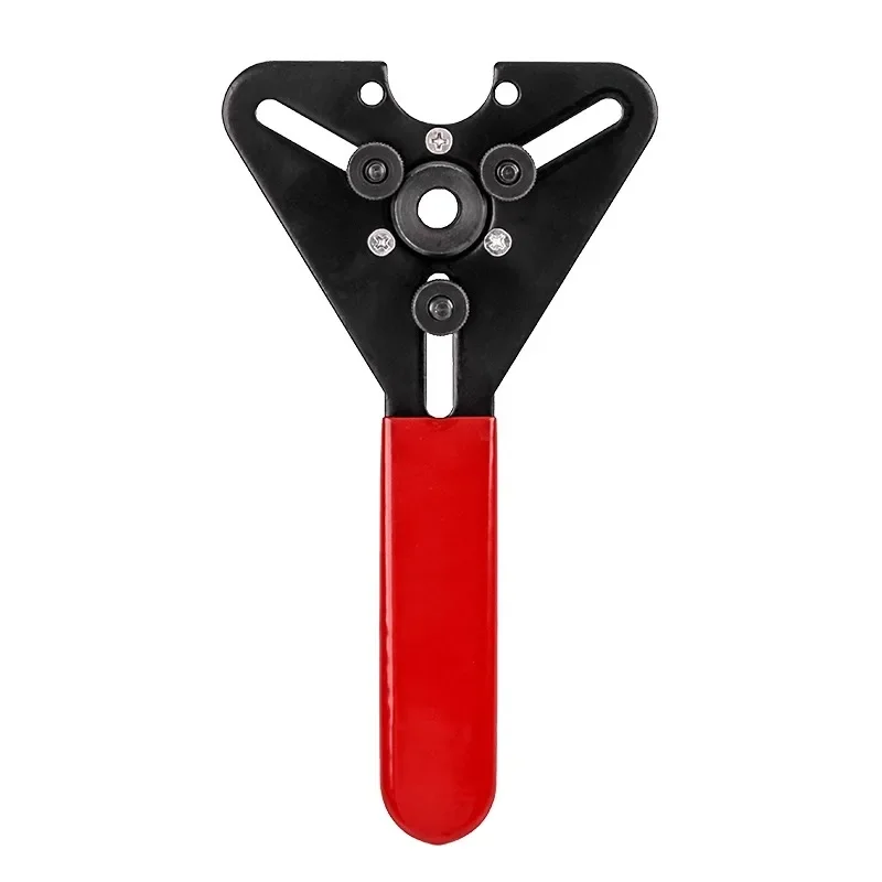 

Remove The Clutch Air Conditioner Compressor and Use The Wrench To Loosen and Fix The Pump Head