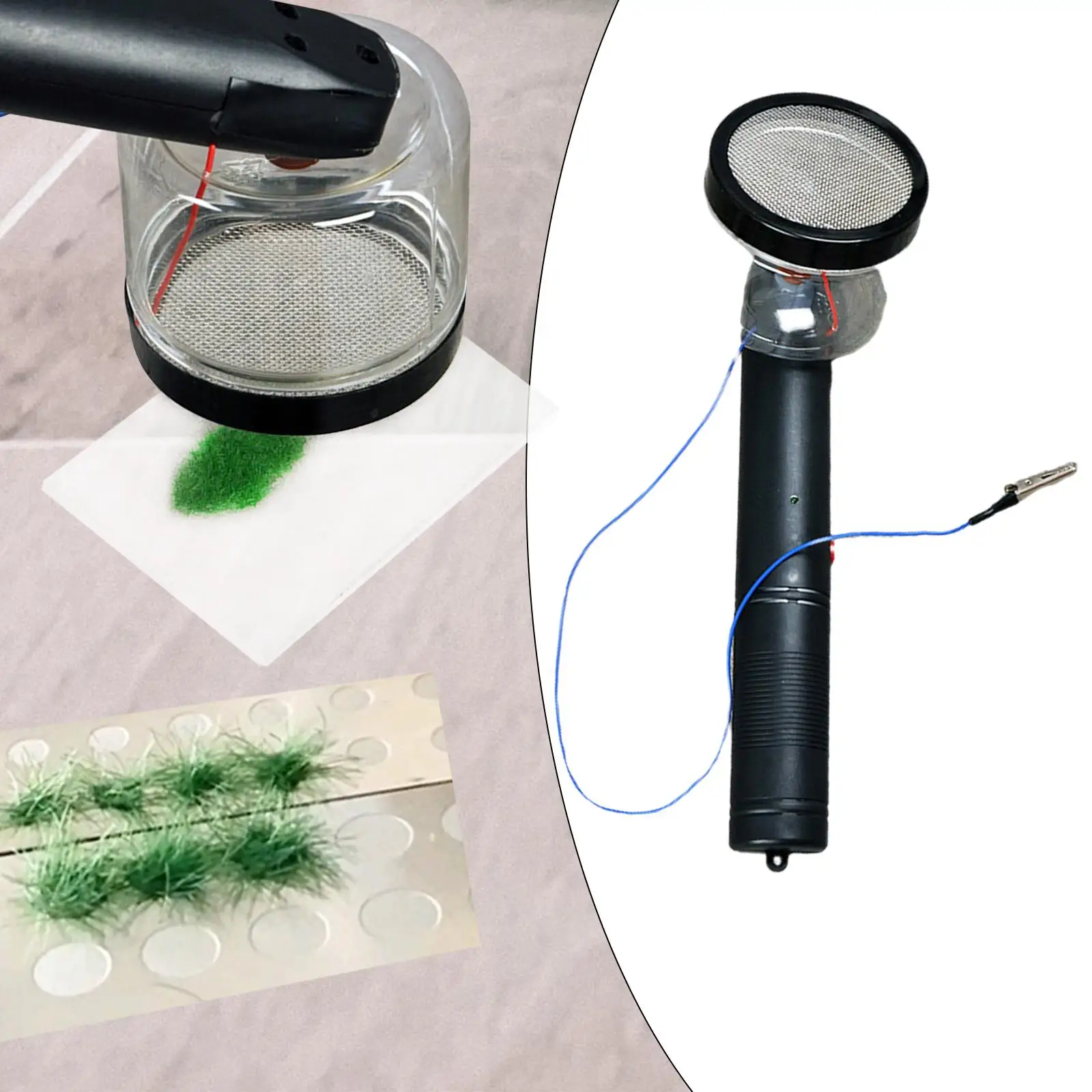 آلة كهربائية صغيرة متدفقة لمناظر العشب المحمولة، أداة توزيع ريفية ثابتة لمناظر بناء نموذج صندوق الرمل #1