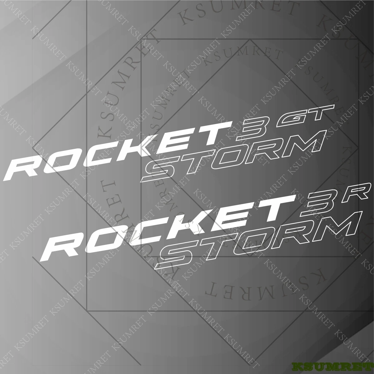 

For Triumph Motorcycle Stickers ROCKET 3 R STORM ROCKET 3 GT STORM accessories Racing Logo Decal Tank Emblem DIY Waterproof