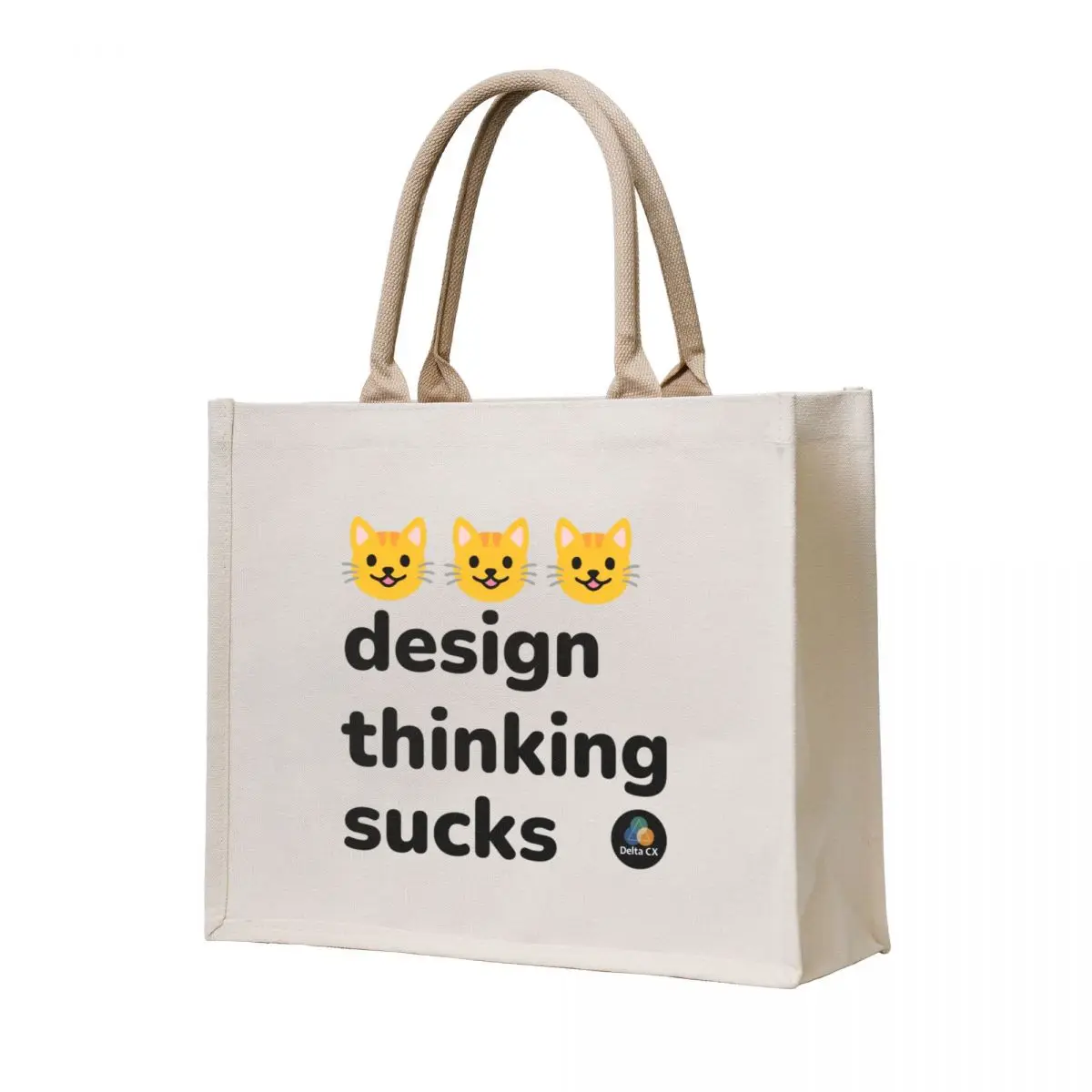 

Meow meow meow design thinking sucks - on light colors Tote Bag canvas shopping bag shoping bag Canvas