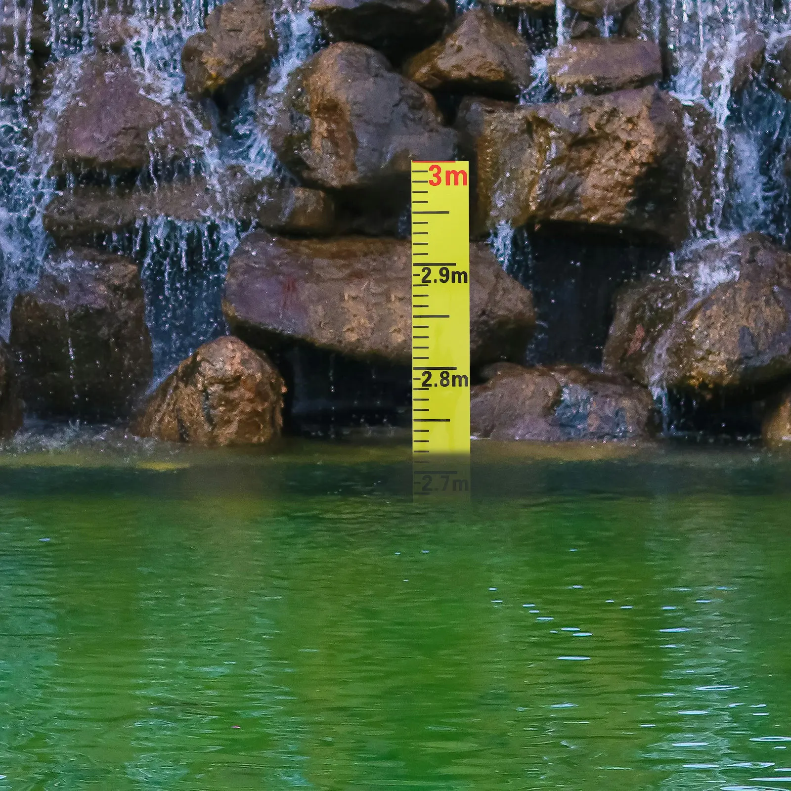 Swimming Pool Stickers Sticky Measure Tape Self Adhesive Tank Liquid Level Gauge Water with Scale Indicator