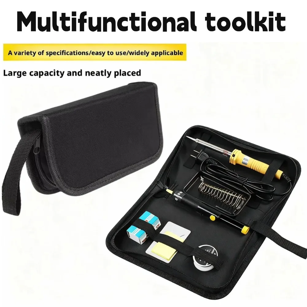 Portable Tool Bag Oxford Cloth Hardware Repair Kit Bag Utility Storage Handbag Electrician Tool Bags Waterproof Tool Bag
