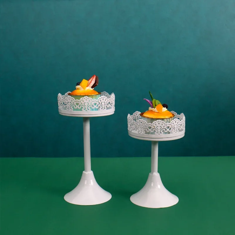 Three-layer wrought iron cake rack wedding dessert cake cake tray wedding dessert table ornament snack rack
