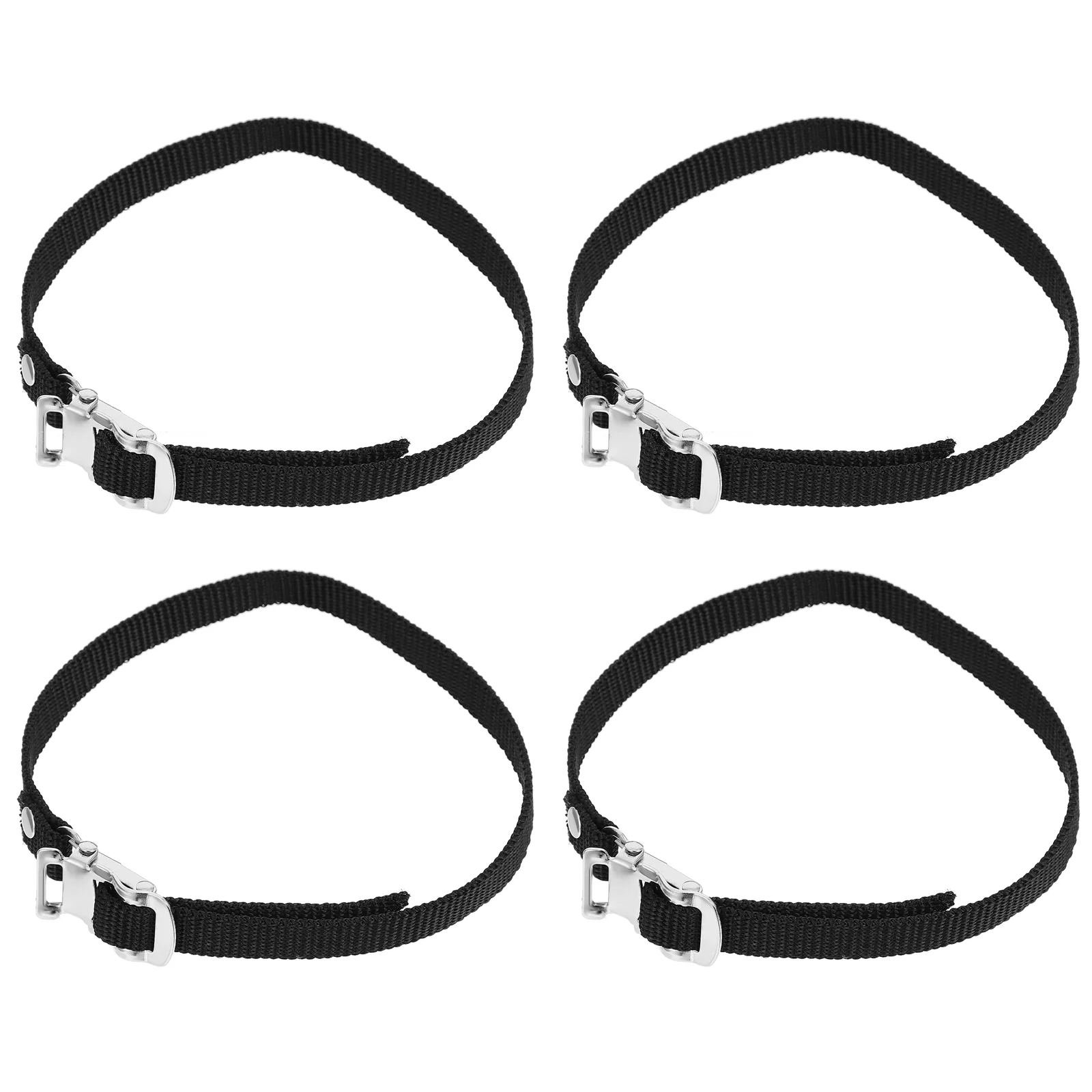 4 Pcs Bike Strap Pedal Fix Bands Cycling Accessories Electric Toe Foot Nylon Mountain Pedals Straps Fitness E-bike