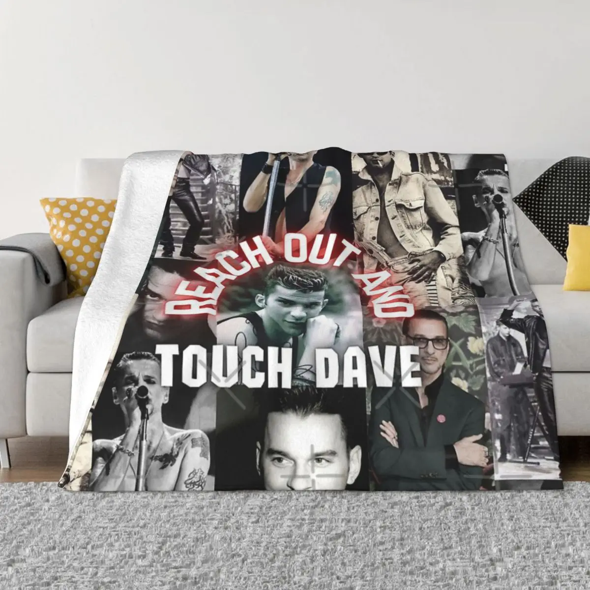 

Одеяла с рисунком Дэйва гахана, пледы из аниме, украшение для дома