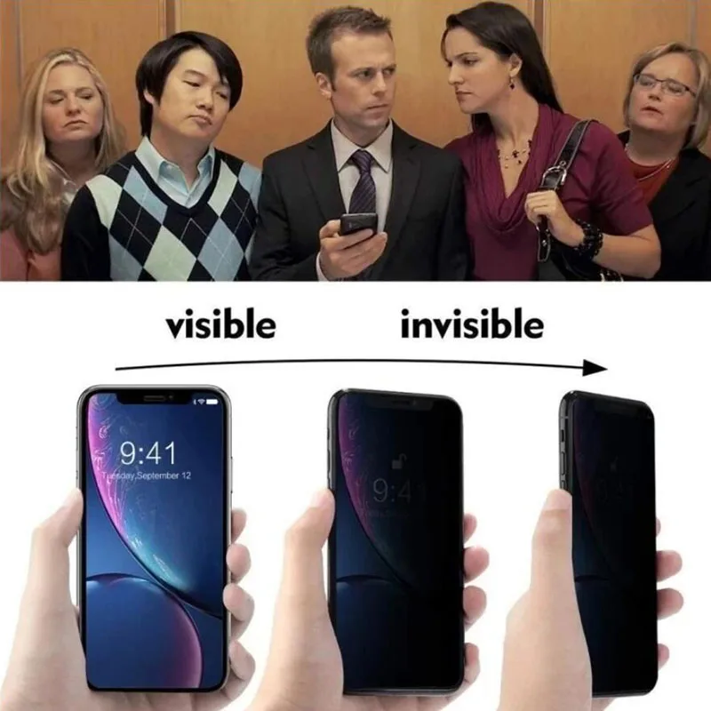 Privatsphäre Bildschirm Glas Für Honor X6C Glas Anti-Spy Protector Bildschirm Film Honor X6C Gehärtetem Glas Honor X6C Film – Detail 3