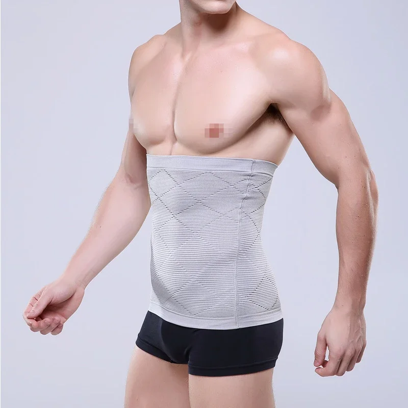 Men's Compression Waist Control Belt Slimming Shapewear Band Tummy Belly Control Waist Trainer Body Shaper Slim Shapers