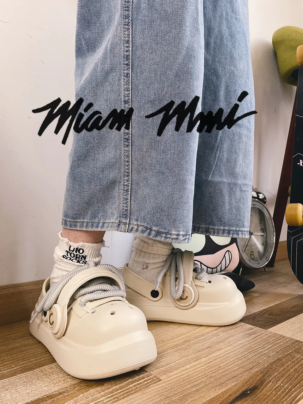 Outdoor Garden Shoes Spring Summer Sandals Big Headed Couples Thick Sole Heightened Hole Sandals For Men And Women Punk Shoes