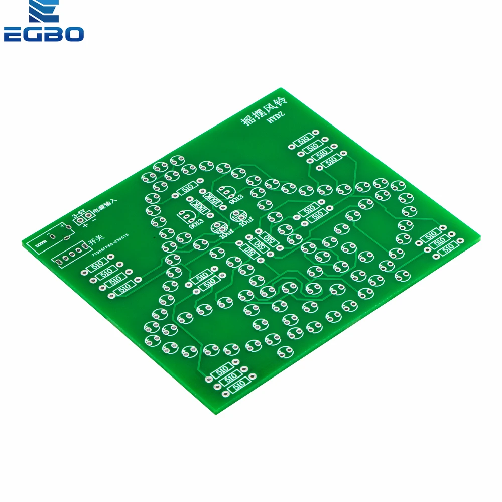 Laboratory Swing Bells DIY Windbell Fun Soldering Electronic Swing Bells Wind Chime 95 LEDs Flashing Light DC 5V Learning Kit