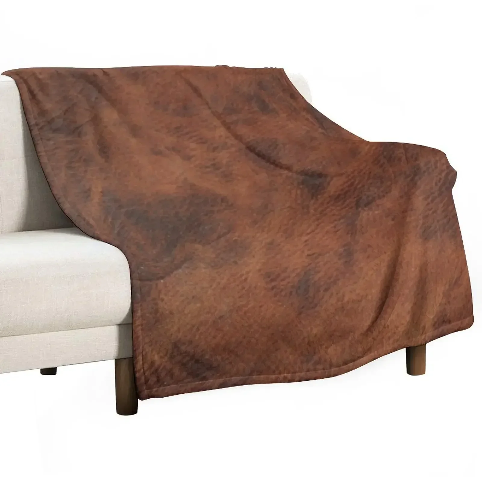 

Leather Clouded Pattern Dark Throw Blanket Shaggy Heavy Luxury Thicken Blankets