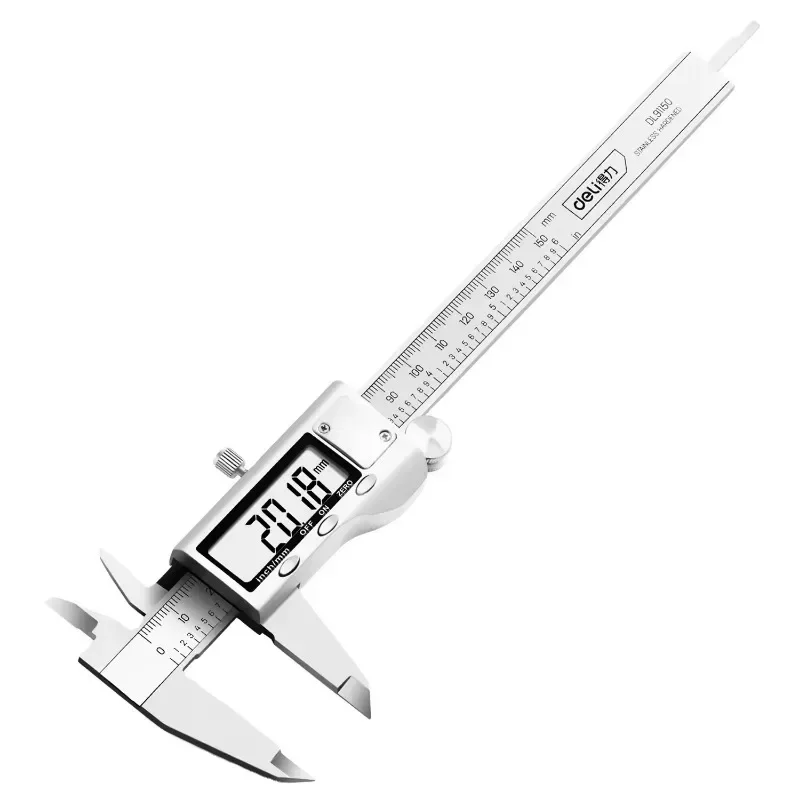 

0 - 150mm, 6 inch LCD Digital Caliper, Stainless Steel Instrument Depth Measuring Tools