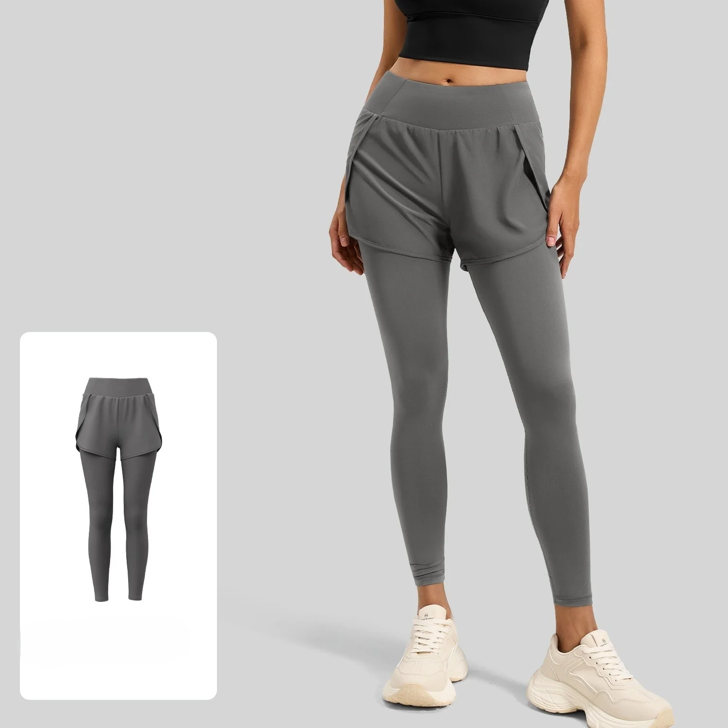 Spodnie do jogi dziewczęce z szerokimi nogawkami damskie najnowsze jasnoszare Harajuku z zielonymi paskami Mujer modelujące sylwetkę niebieskie ocieplane podkreślające biodra Jog Vibe