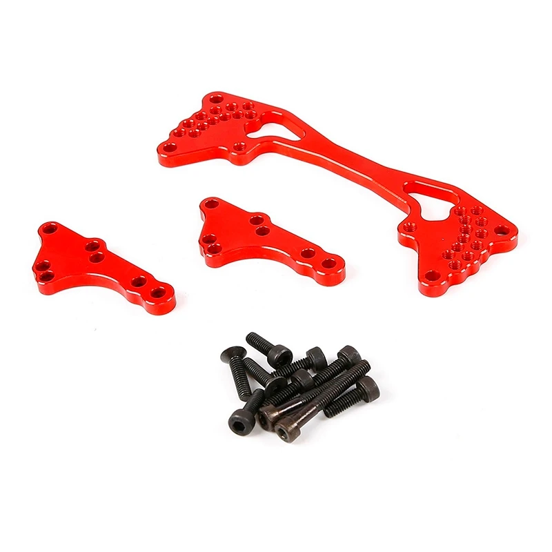 Feixe de choque traseiro de ângulo ajustável de metal CNC para peças de carro RC 1/5 HPI Rovan KM BAJA 5B 5SC 5T