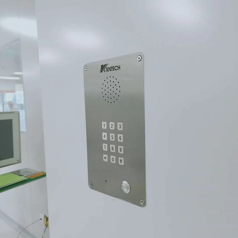 KNTECH KNZD-15 Аварийная система внутренней связи для чистых помещений с двусторонней аудиосвязью для медицинских учреждений и телекоммуникационных систем