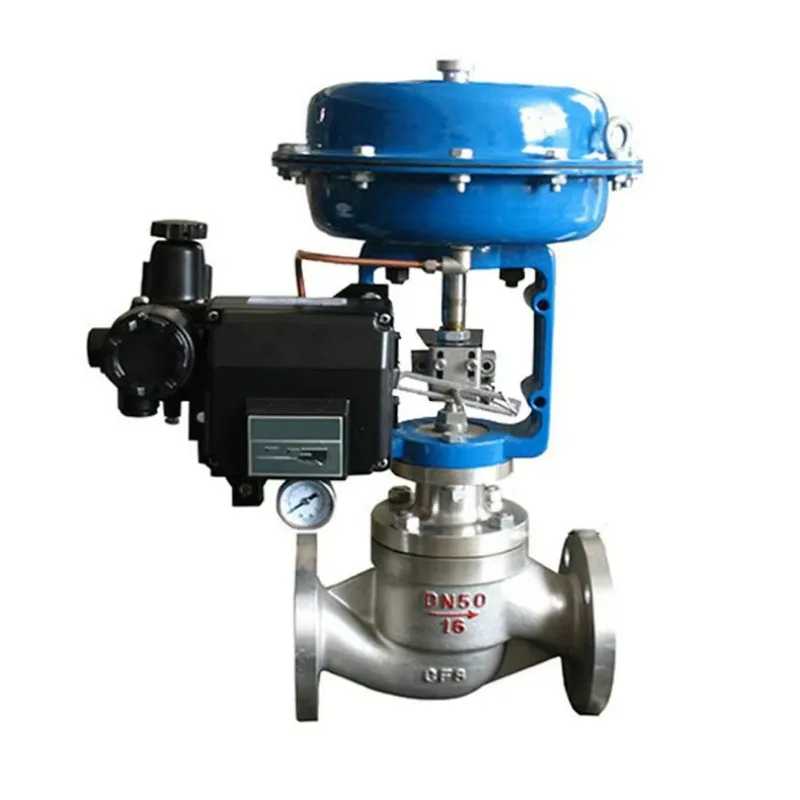 

Pneumatic Modulating Valve Stainless Steel 304 Globe Valve with Smart Positioner 4-20mA Pneumatic Regulating Control Valve