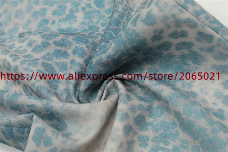 Pantalon coupe-vent paresseux à motif léopard bleu pour hommes et femmes, vêtements de haute qualité, jogging