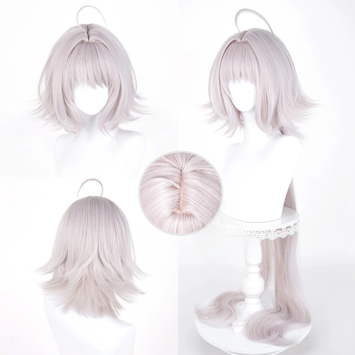 

Manmei Bla Jean Косплей Парик ort Версия для волос Версия с длинными волосами Fate Orde Fgo Аксессуары для аниме-костюмов Доступны в Sto