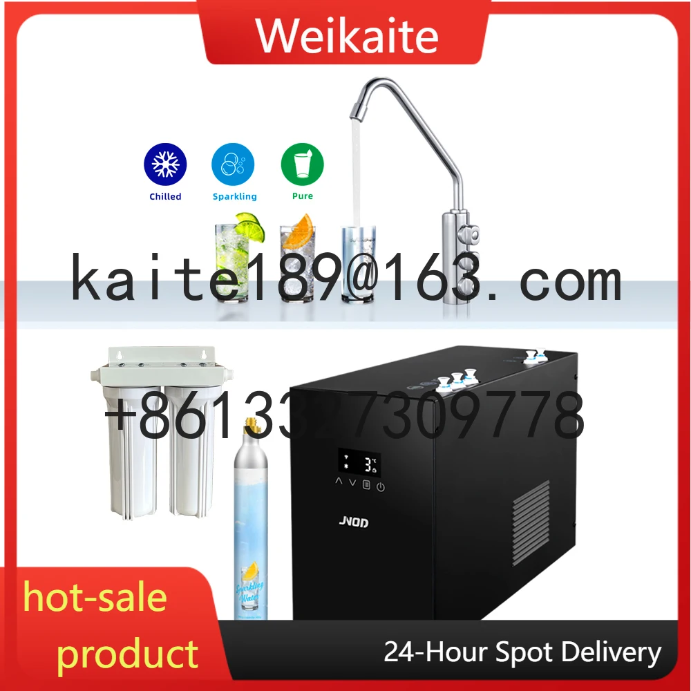 

Under Counter Sparkling Water Chiller Cooler Carbonated Soda Water Dispenser Cold Drink Machine 3 in 1 Tap