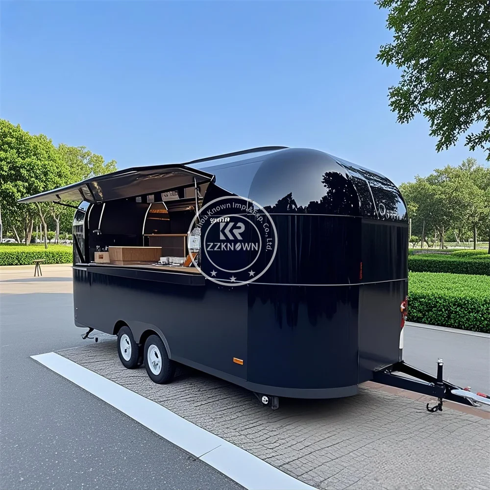 

Mobile Fully Equipped Us Standards Hotdog Food Trailer Carts Snack Machines Food Truck Food Shop For Sale