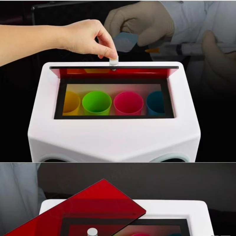 Portable Tooth X-Ray Film Processor Developer Chamber Manual Wash Basin Darkroom Processing Tank Equipment