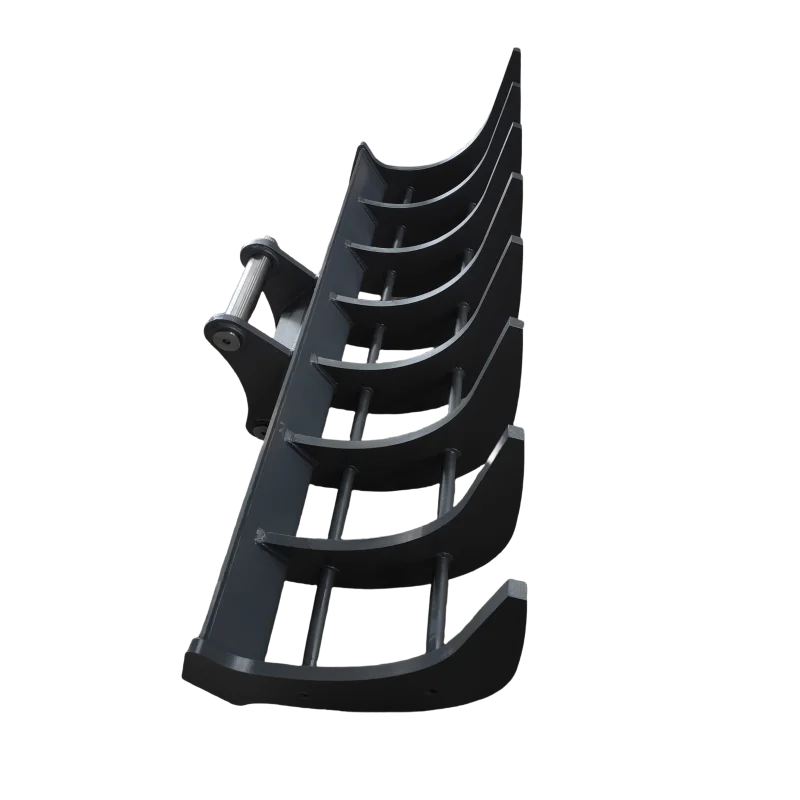 Wholesale RIBETTER Excavator Root Rake Attachment For 4-32t Excavators Farm & Land Clearing Construction Use