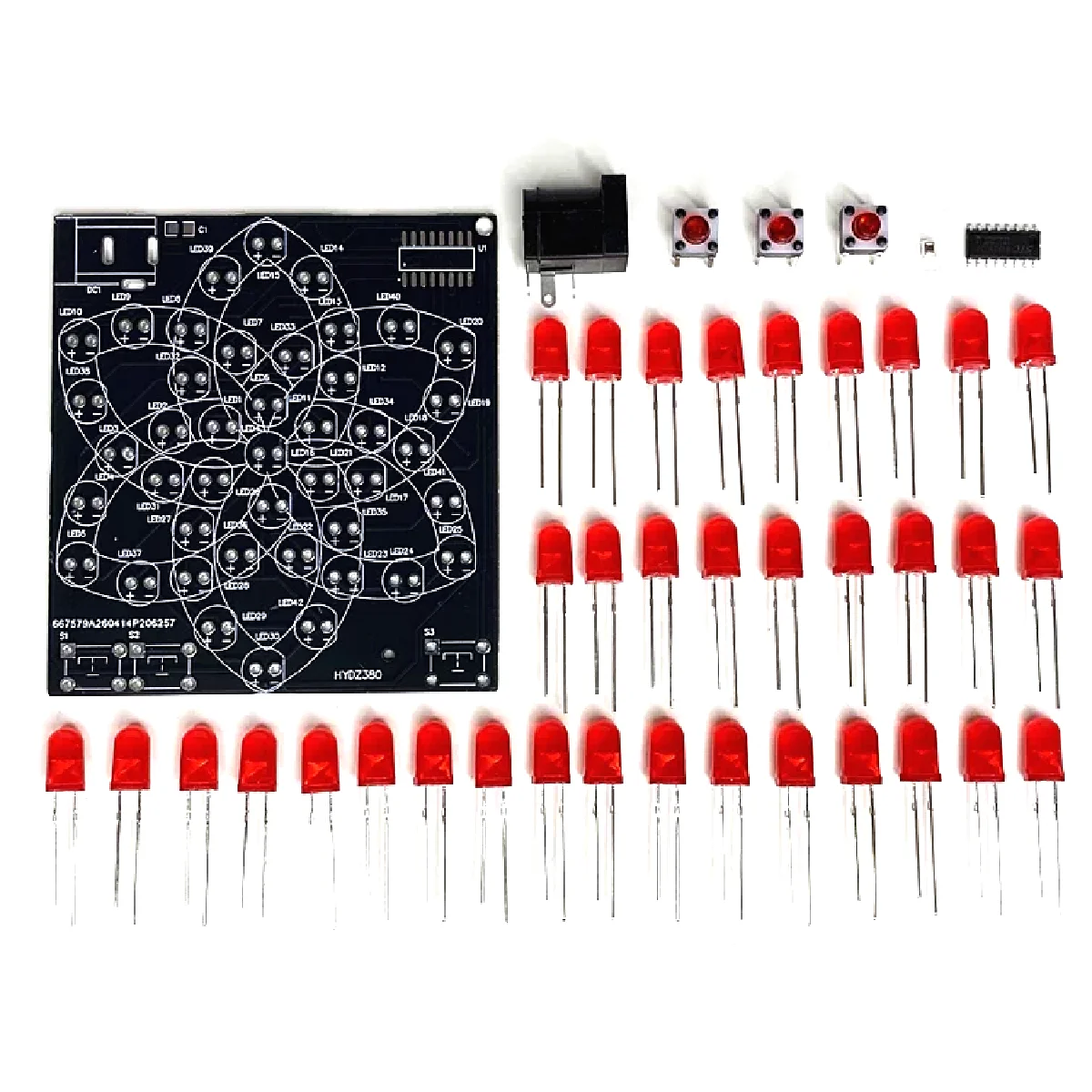 Windmill LED Light DIY Soldering Kit,Microcontroller Electronic Project for STEM Learning Hobby Practice