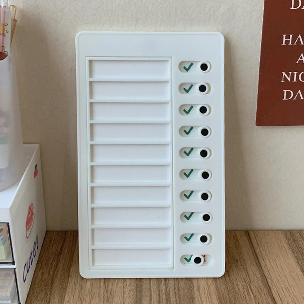 

1Set Chore Chart for Children Weekly Home Organizer Behavior Board Reward Chart Message Check Sheet Kids Accessory