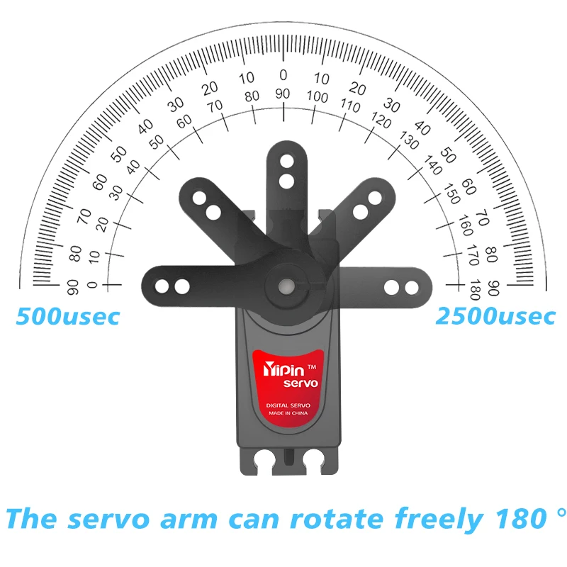 YP3240MG 40KG Cyfrowe Serwo Wysoki Moment Obrotowy 5.0-7.4V Metalowe Zębatki IP67 Wodoodporne do 1:8 1:10 RC Crawler TRX6 SCX10 Baja