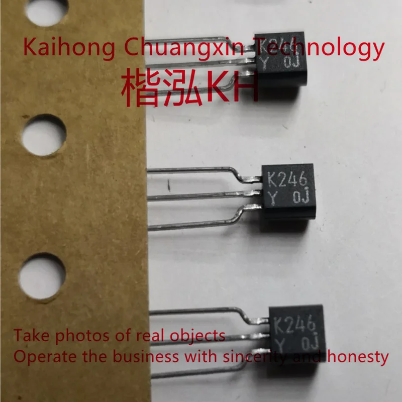 10PCS/LOT 2SK246 K246  Silicon N Channel Junction Type For Constant Current, Impedance TO-92