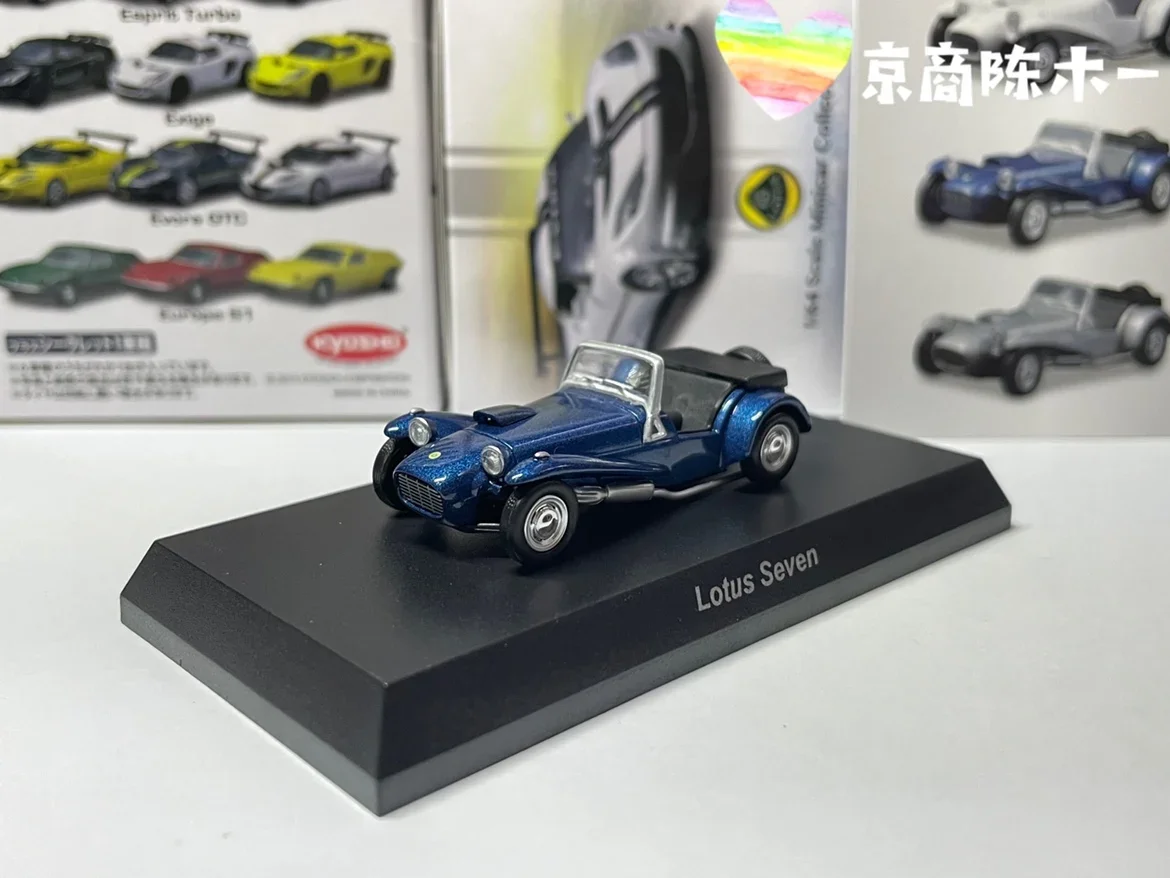 

1/64 KYOSHO Lotus Seven LM F1 RACING Коллекция литых под давлением сплавов, декоративная модель автомобиля, игрушки