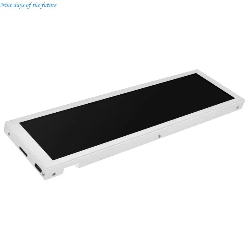 8.8Inch IPS LCD 1920x480 Computer Monitor Chassis Sub-Screen Aluminum Case Real Time Data Tracking E65A