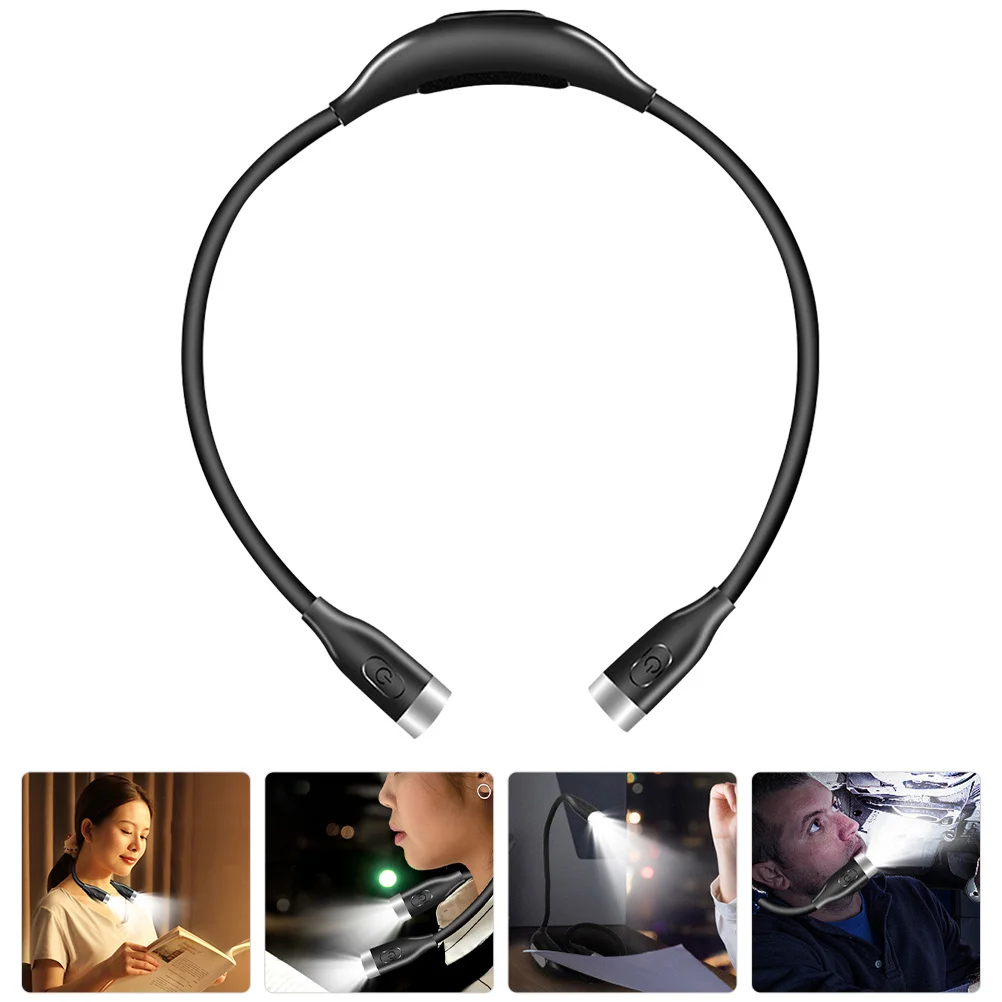 

Neck Reading Light 3-Gear Adjustable Rechargeable Hands Free Lamp Lightweight Comfortable Design Mini Desk Lamp For Night