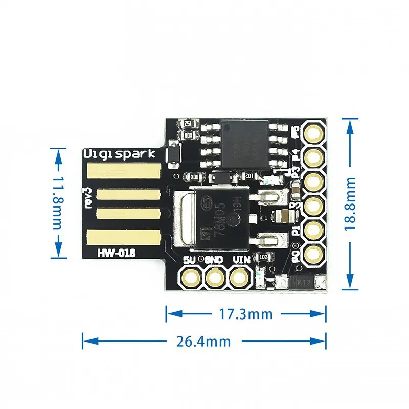 ATTINY85 Digispark Kickstarter Миниатюрная USB-плата для разработки, совместимая сUNO R3