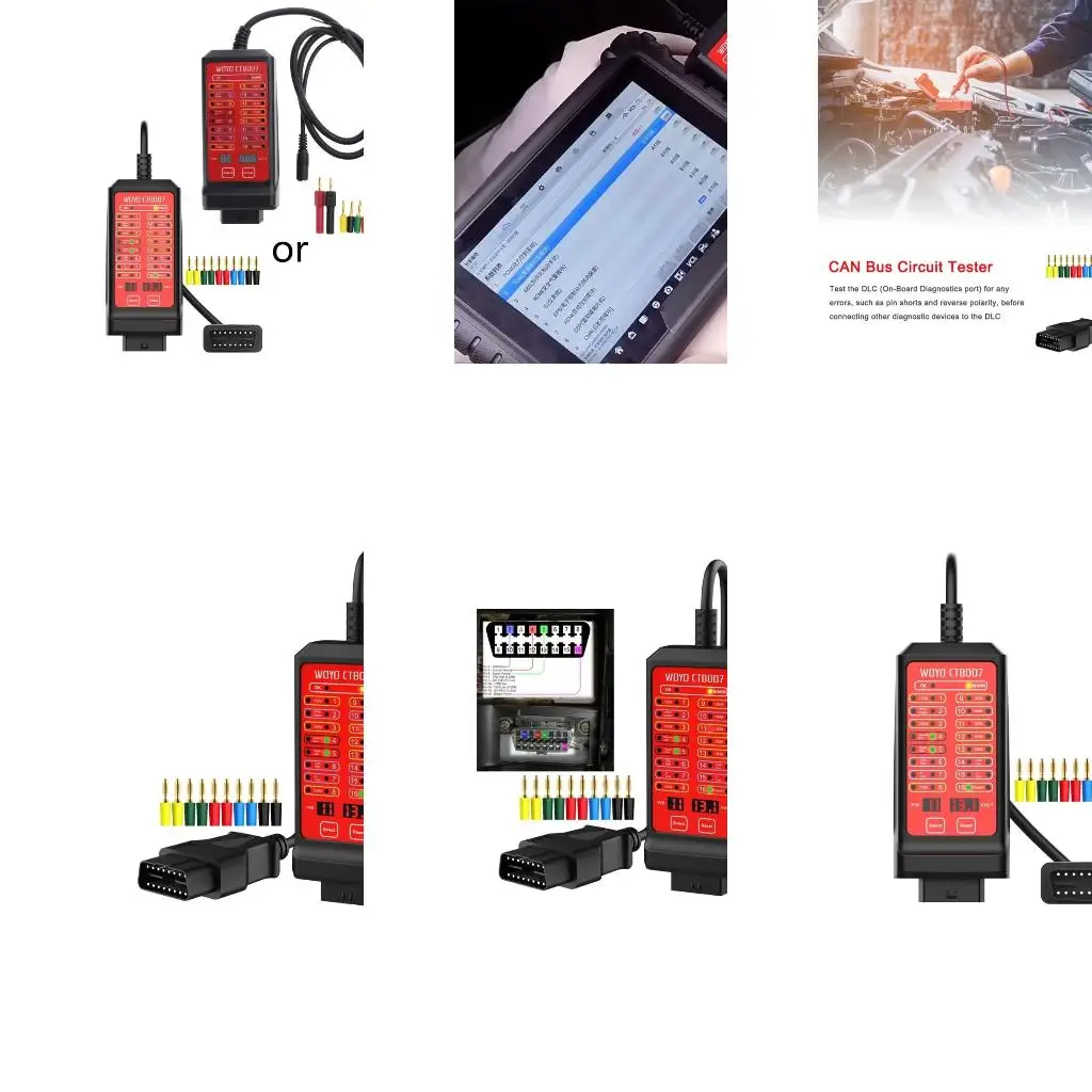 Auto Car Break Out OBD2 Tester CAN Test Box Automotive-OBD2 Pin Out Box