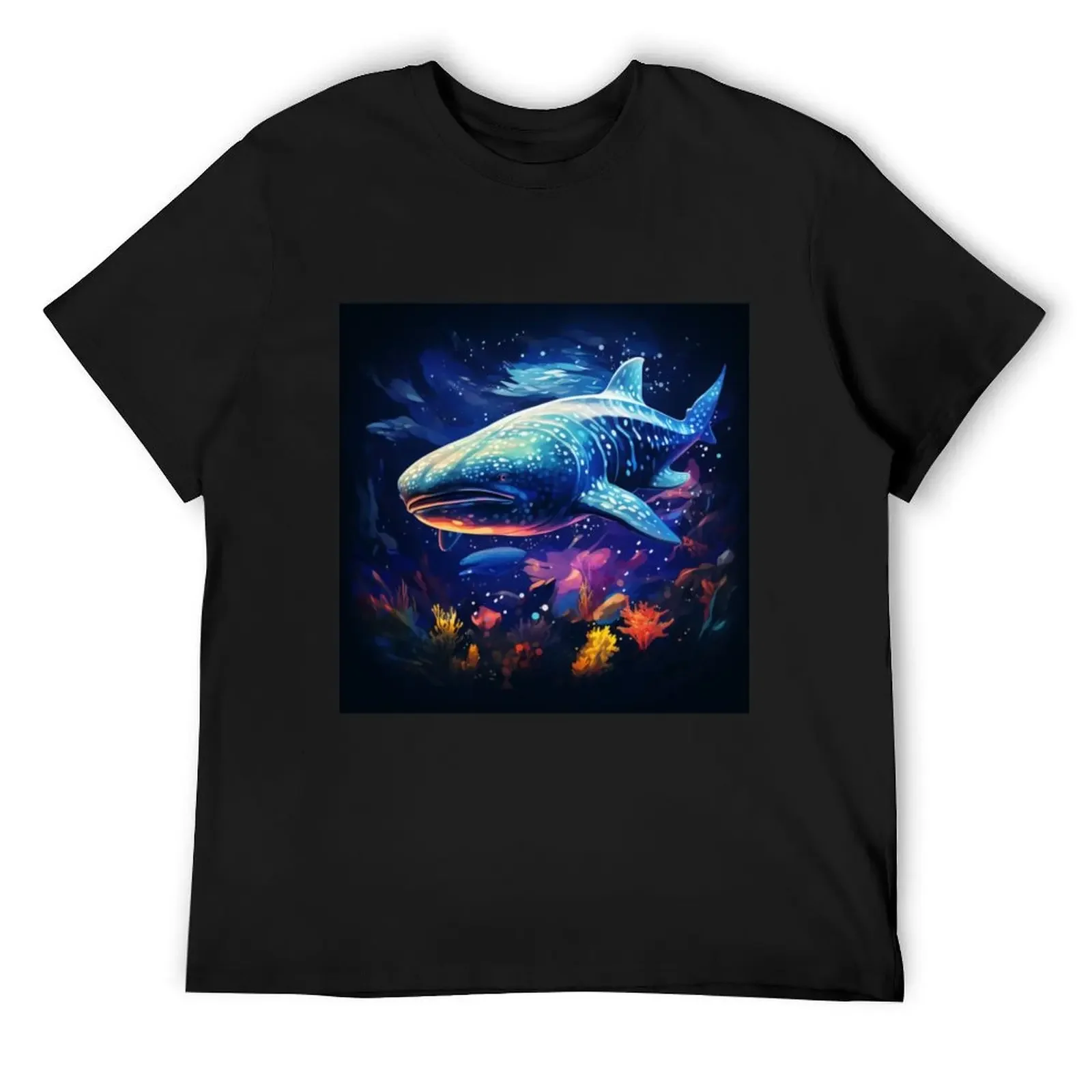 Cosmic Whale Shark T-Shirt shirts graphic tee quick-drying mens designer clothes