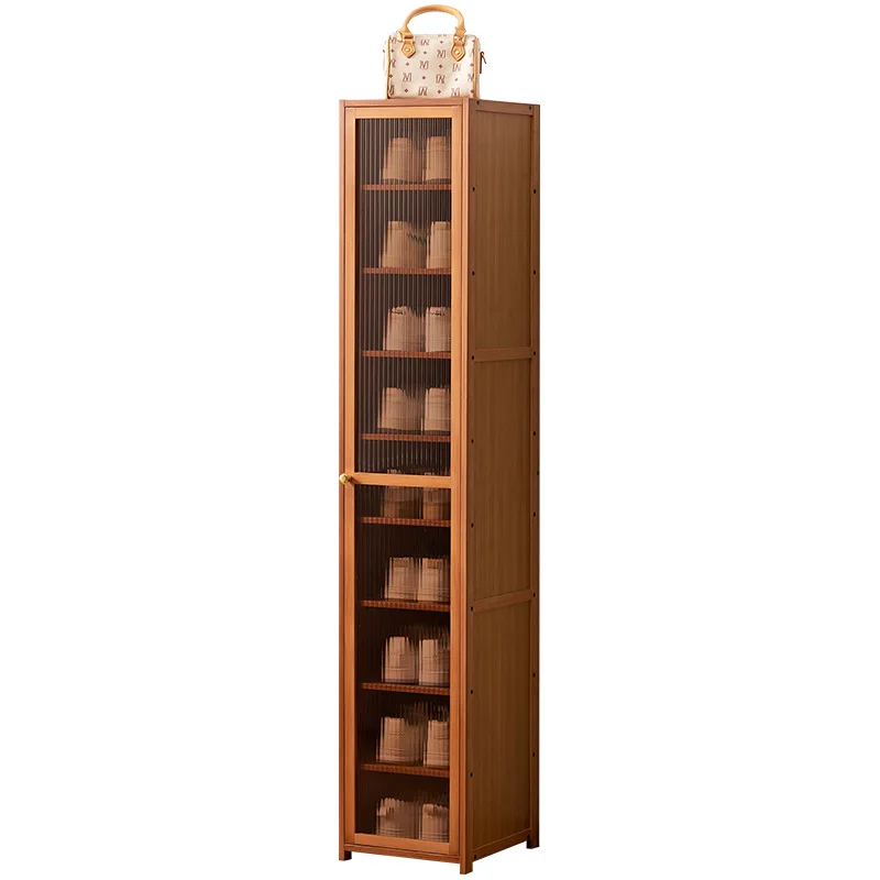 Simple shoe cabinet at the door, shoe rack, narrow cabinet, dormitory multi-layer dust-proof shoe storage cabinet