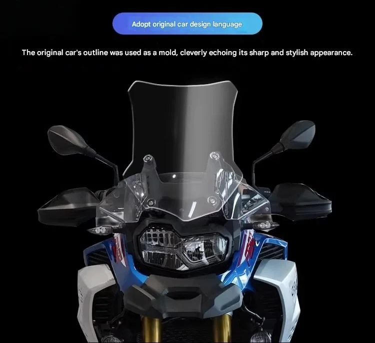 FOR 5MM Thick Big Windscreen for F850GS ADV Smooth Surface Anti-Fouling Design Simplifies Daily Cleaning And Maintenance