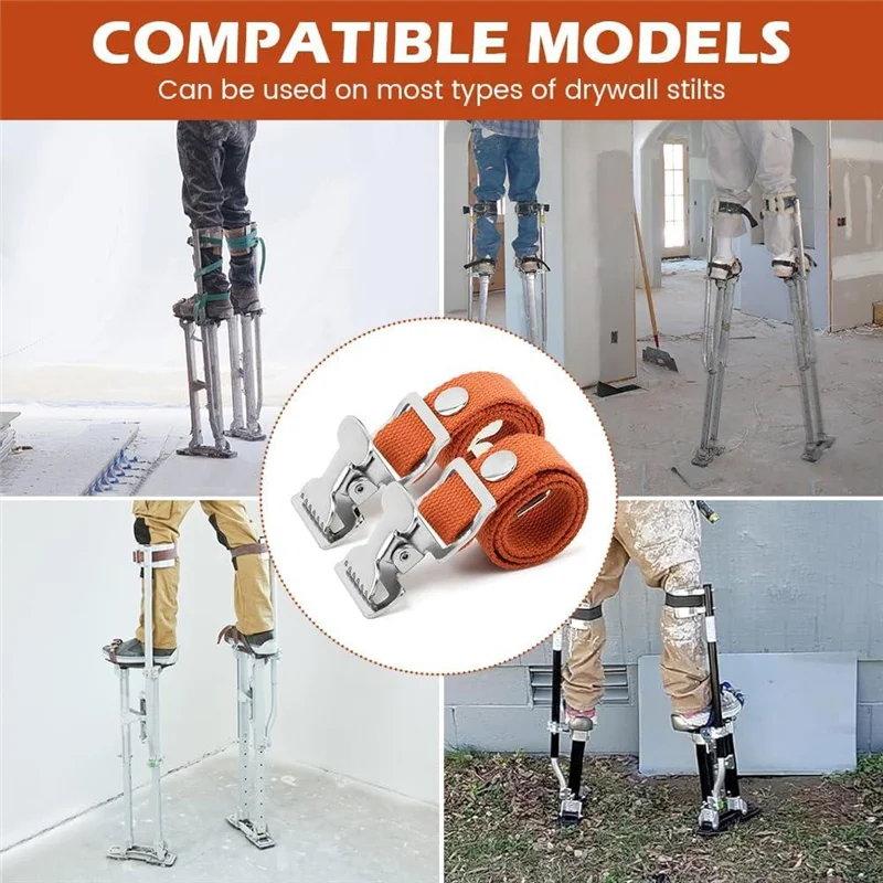 ABGR-أشرطة إمالة الحوائط الجافة، مجموعة أشرطة الساق القابلة للتعديل، أشرطة احتفاظ الساق من النايلون للإمالة