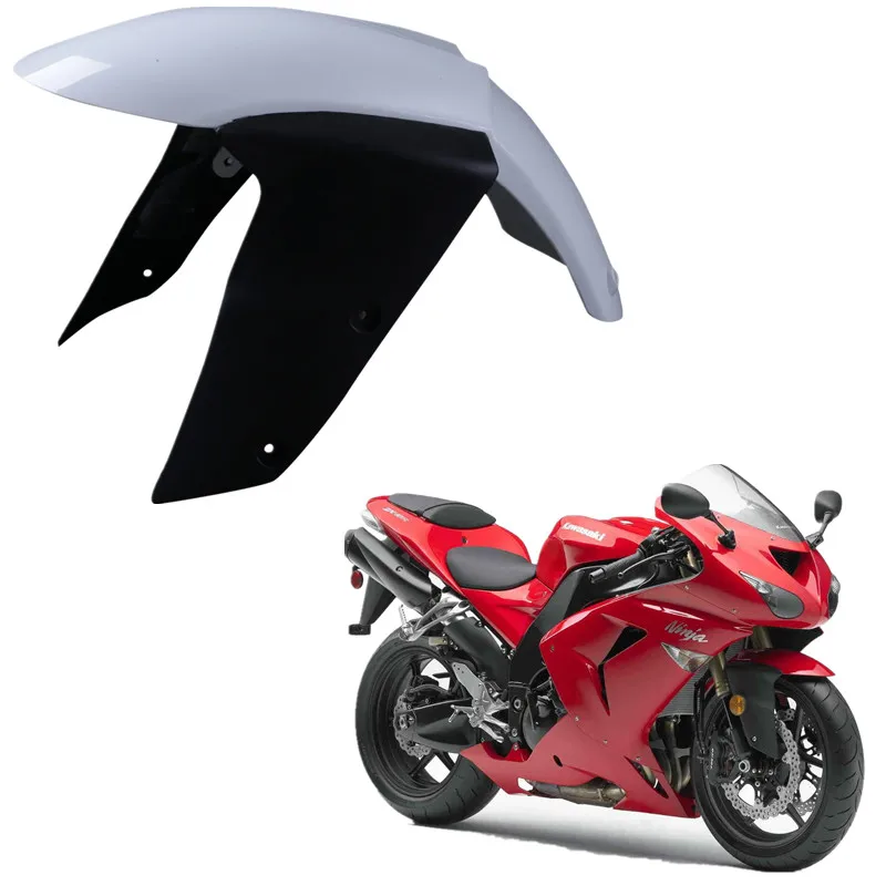 For Kawasaki Ninja ZX10R ZX6R ZX636 2005-2007 Accessories Motorcycle Acsessories Front Fender Mudguard Fairing