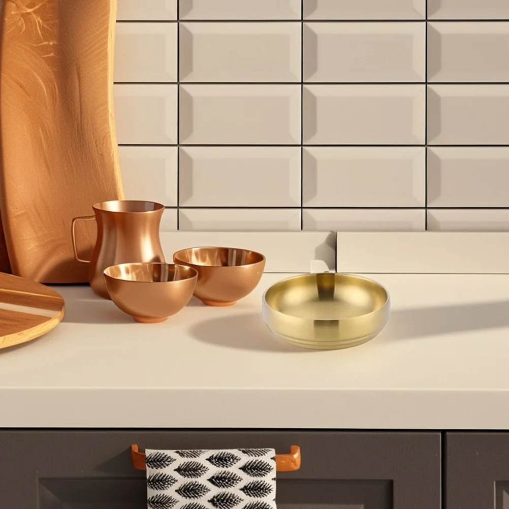 

6Pcs Stainless Steel Mini Korean Sauce Bowls Small Round Dipping Dishes for Condiments Appetizers Seasoning Serving Set